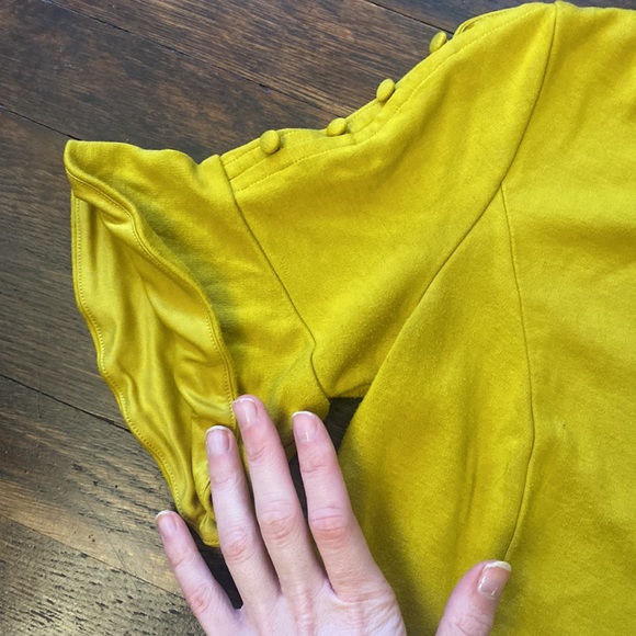 Boden Mustard Jersey Dress - Picture 3 of 8